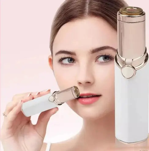 Flawless Rechargeable Facial Hair Remover – 18K Gold-Plated Painless Trimmer for Women