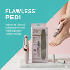 Flawless Pedi - Electric Rechargeable Pedicure Tool & Callus Remover