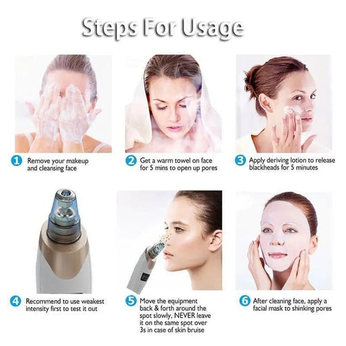 5-in-1 Professional Blackhead Remover Vacuum – Pore Cleaner & Facial Skin Renewal Kit