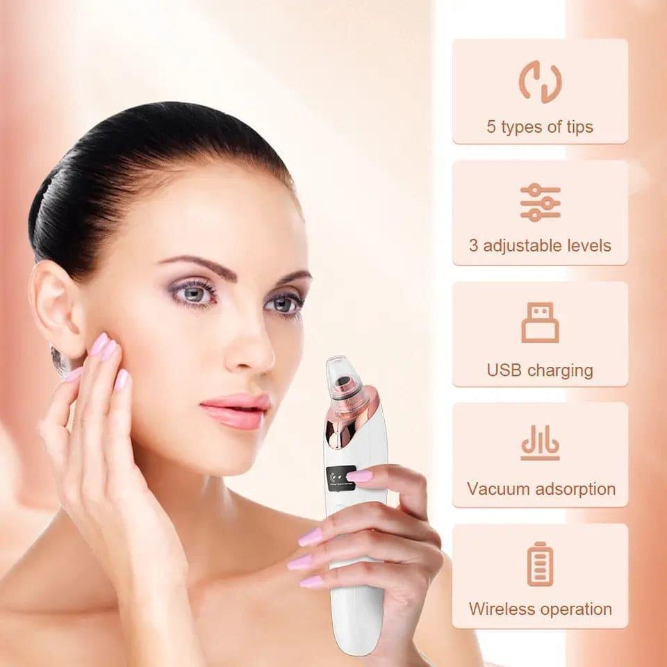 5-in-1 Professional Blackhead Remover Vacuum – Pore Cleaner & Facial Skin Renewal Kit