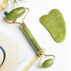 Premium Dual-Sided Jade Roller for Face and Neck – Natural Facial Massager for Anti-Aging, Puffiness Relief, Dark Circles, and Skin Tightening