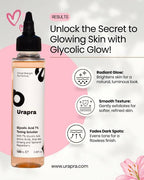Urapra Glycolic Acid 7% Toning Solution – Advanced Exfoliating & Brightening Treatment (100ml)