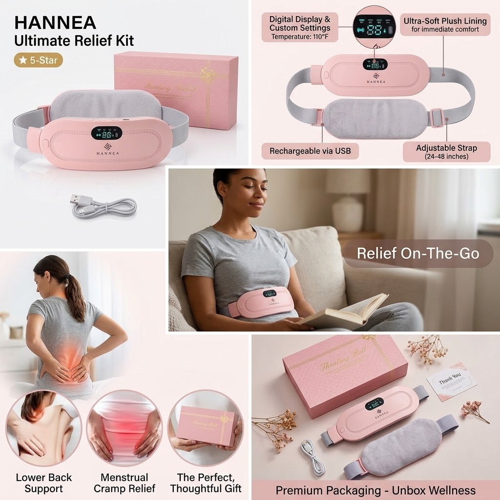 Rechargeable Electric Period Relief Heating Belt