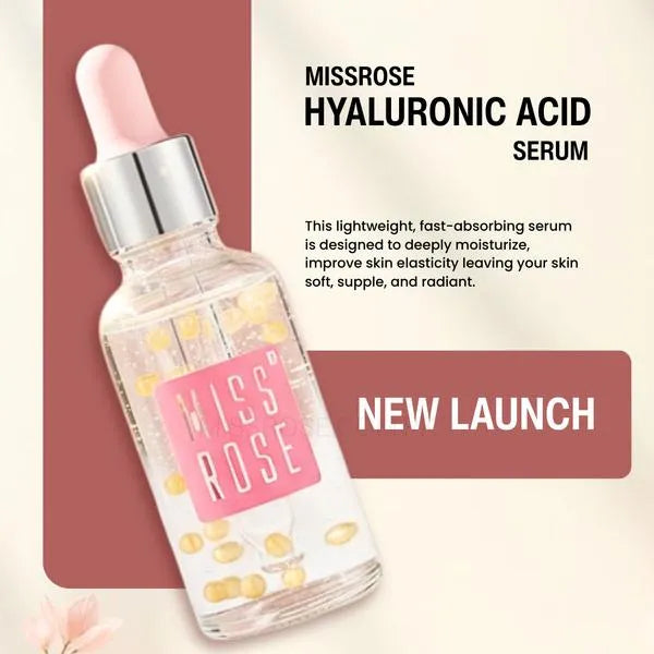Miss Rose Hyaluronic Acid Serum - Deep Hydration & Anti-Aging